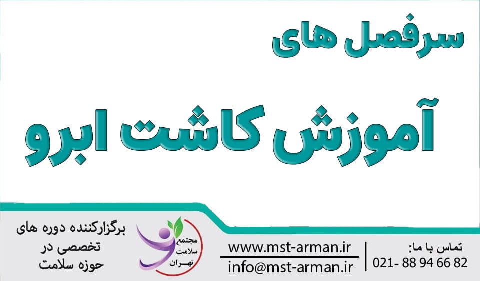 سرفصل آموزش کاشت ابرو