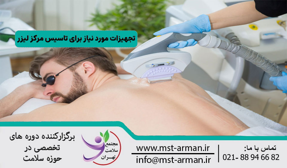 تجهیزات مورد نیاز برای تاسیس مرکز لیزر